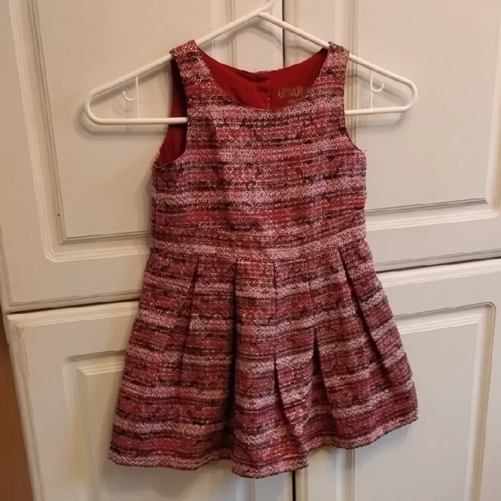 Genuine Kids by OshKosh Lined Tweed Dress for Toddler Girl, Size 4T
